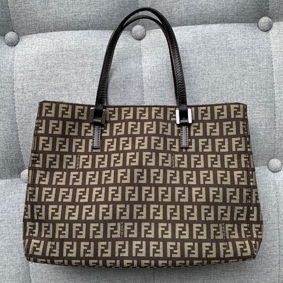 Mini fendi zucca tote-authentic - Picture 1 of 6